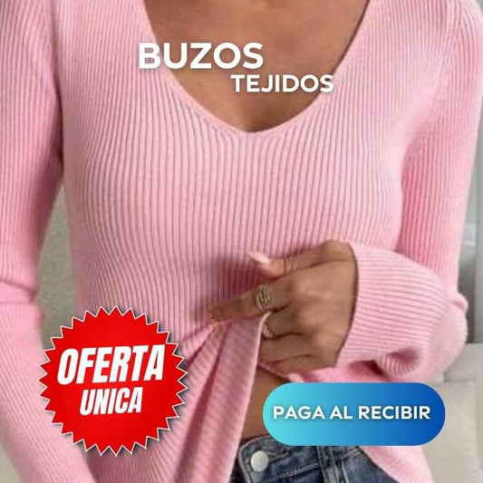 Buzo Tejido CUELLO ABIERTO